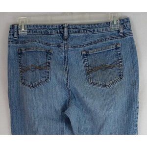 St. John's Bay Women's Light Wash Mid Rise Jeans Size 30x30 Made in Hong Kong